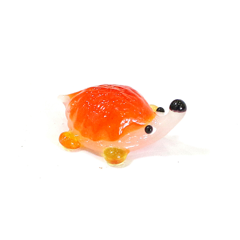 Japan Bonsai Garden - Figurine mini riccio in vetro a