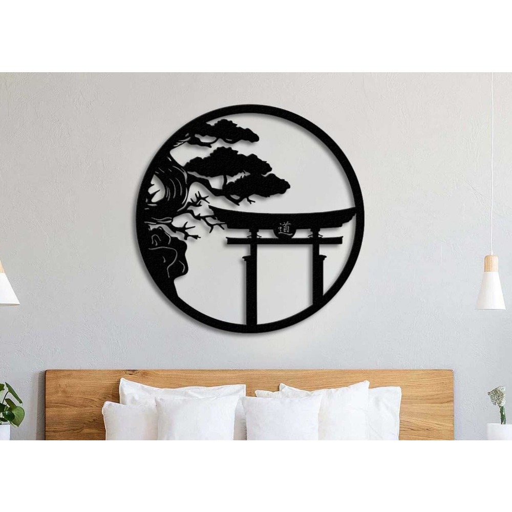 Bonsai Garden Wall - Decorazione da Parete in Metallo a