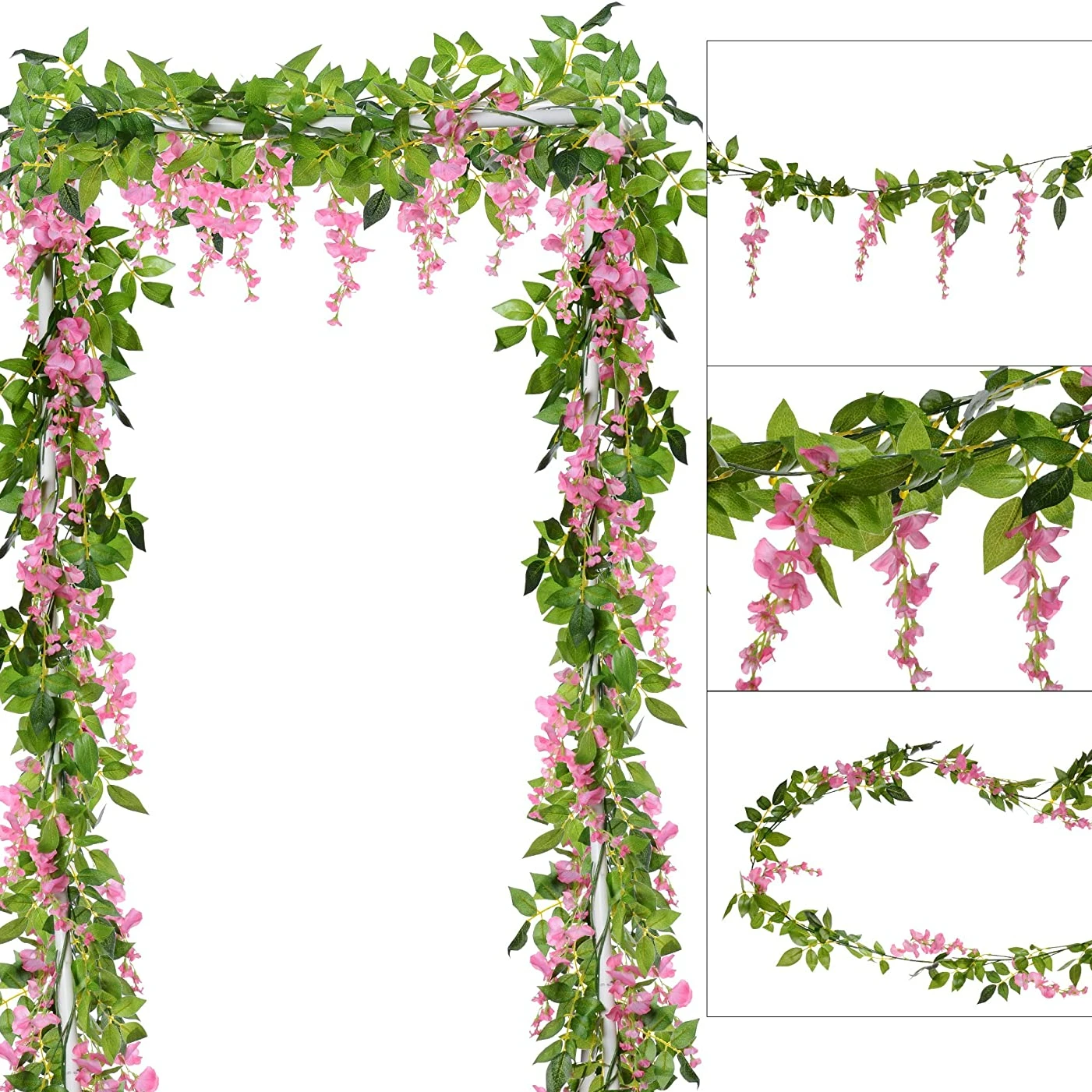 Bonsai Garden Decor - 1,8 M Fiori Artificiali Seta Glicine